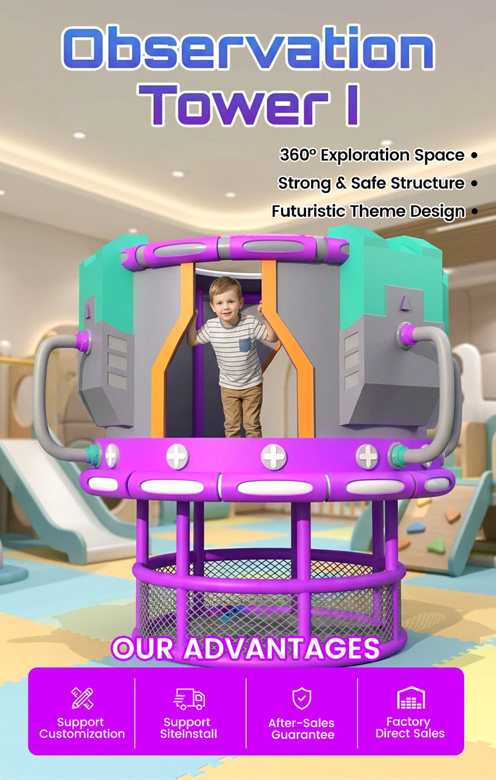 soft play type indoor climbing set for toddlers