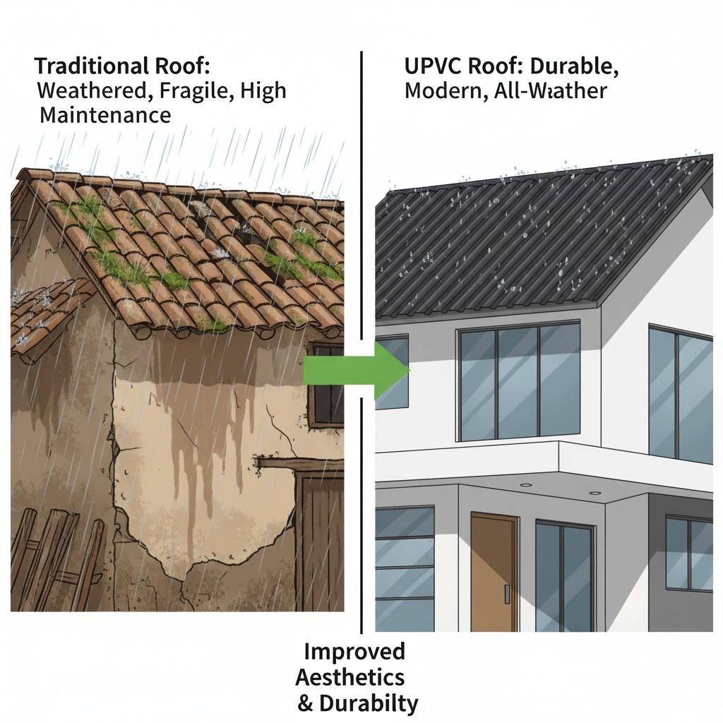 UPVC roof