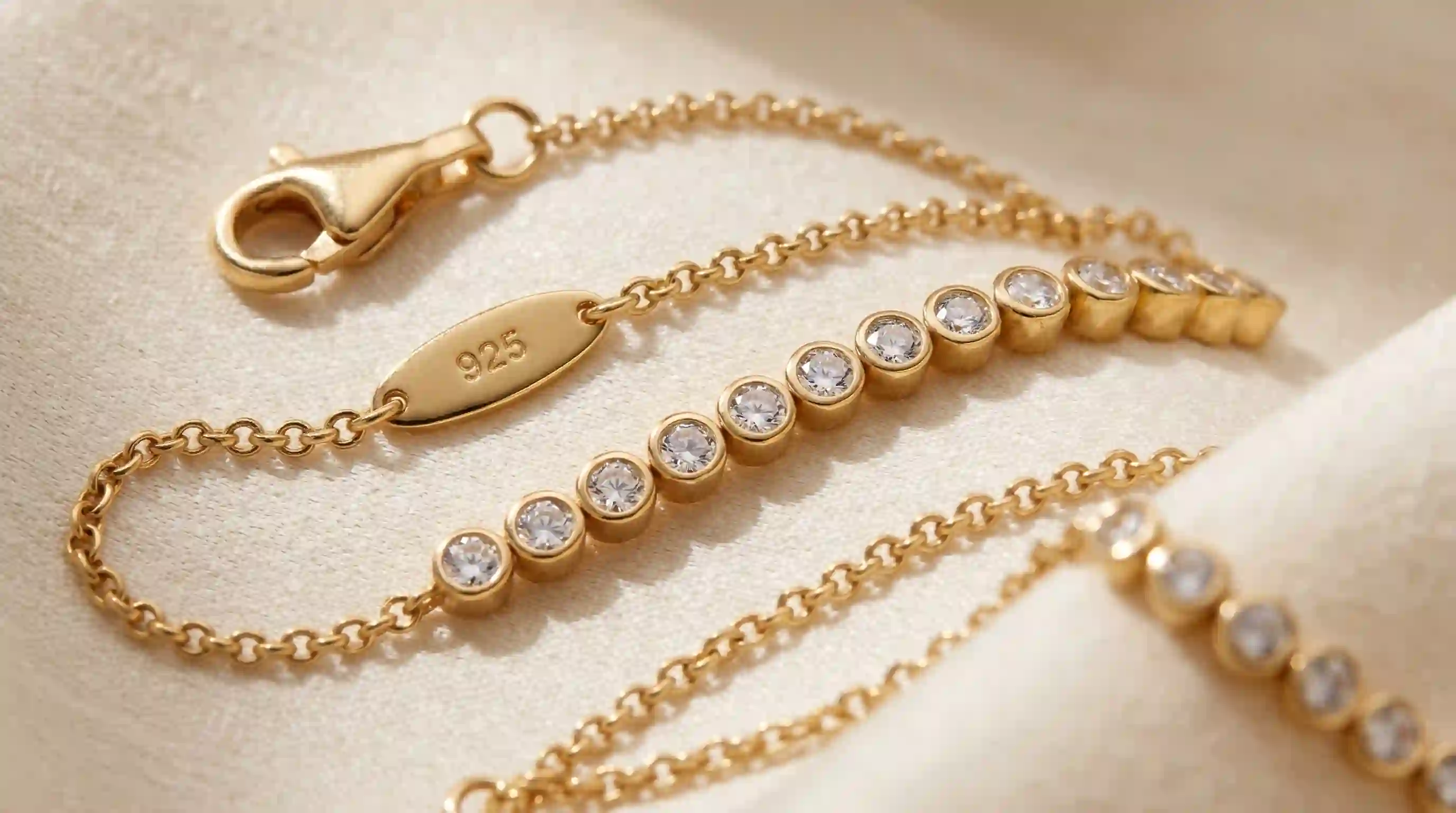 How to stop a tennis necklace from flipping with balanced setting angle and secure clasp