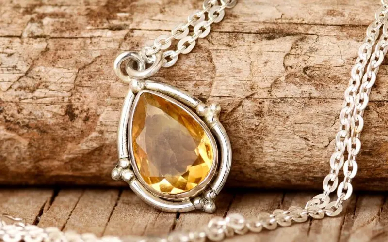 November topaz and citrine yellow orange birthstone gemstones