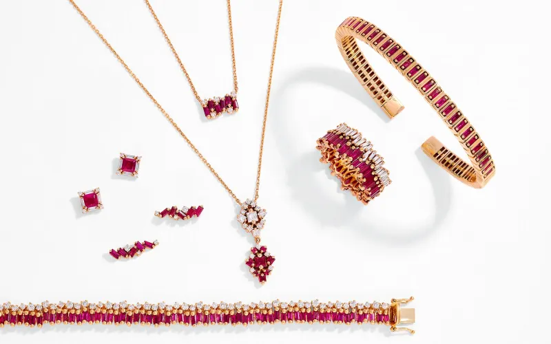 July ruby red birthstone gemstone symbolizing passion and vitality