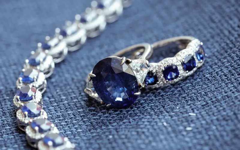 September sapphire blue birthstone gemstone symbolizing wisdom