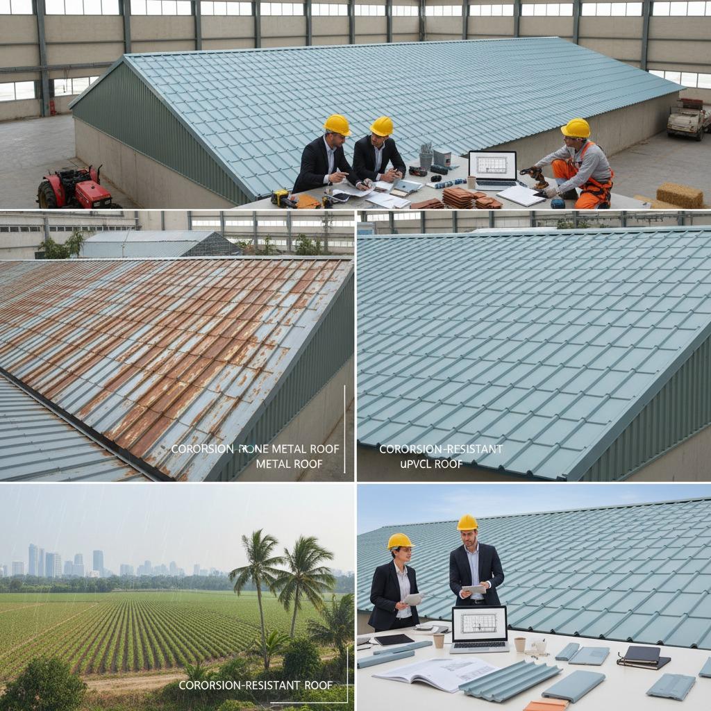 uPVC roof tiles