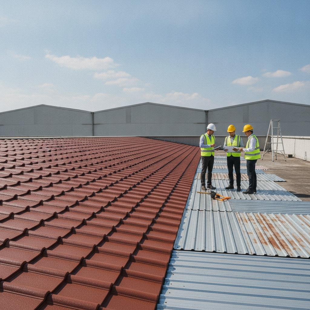 synthetic resin roof tile