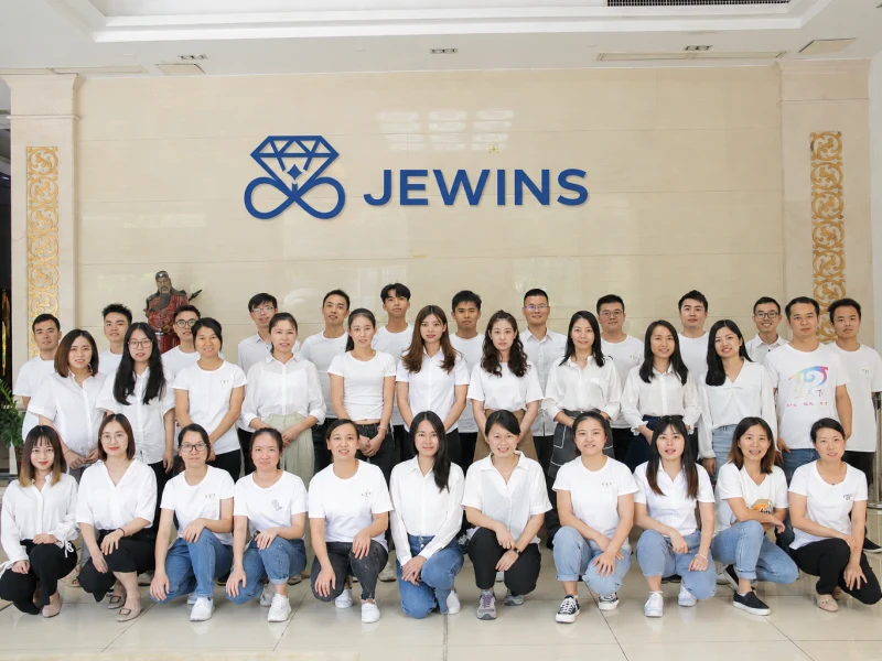 Jewins jewelry manufacturing team supporting OEM ODM stainless steel jewelry production and wholesale services