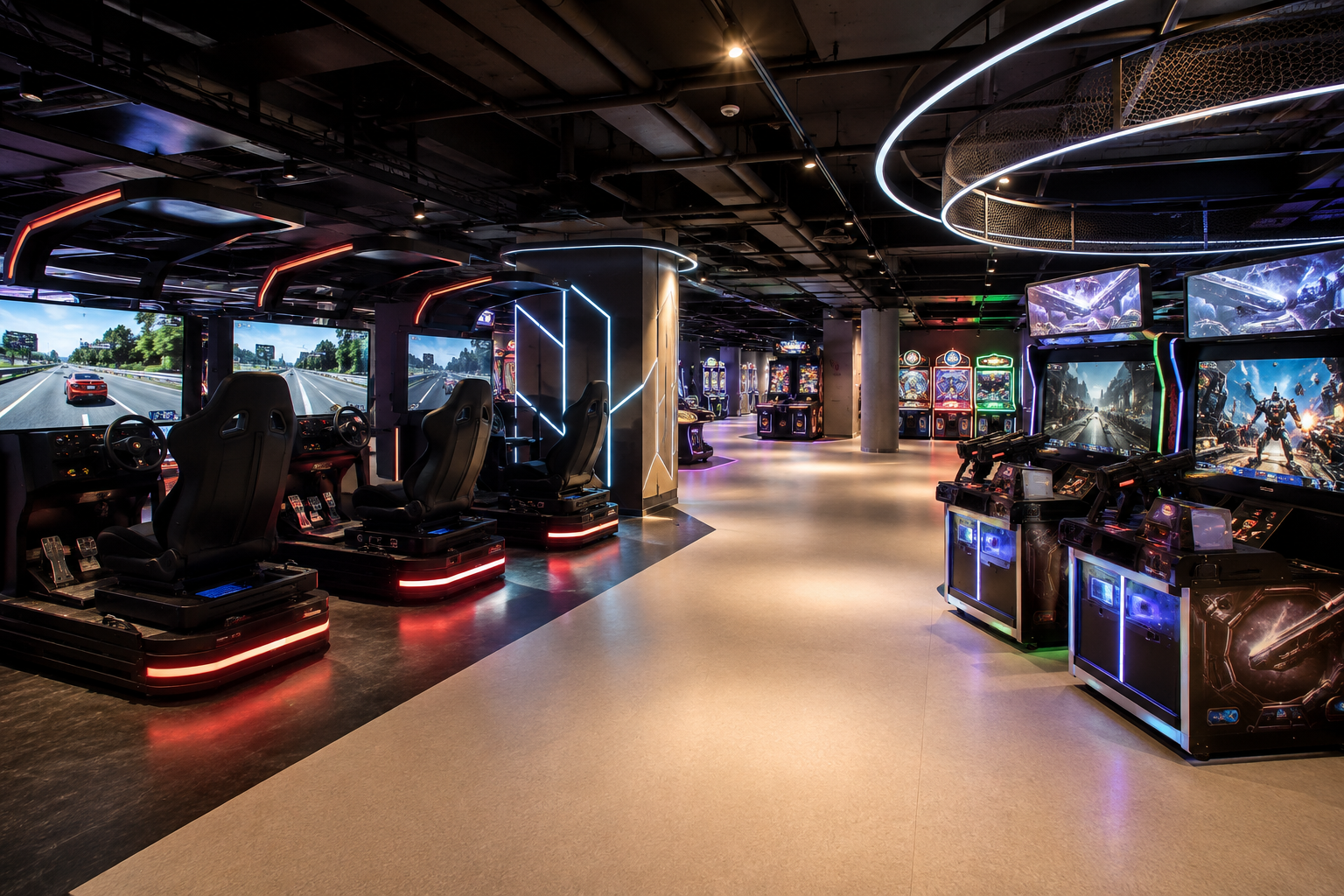 commercial arcade machines