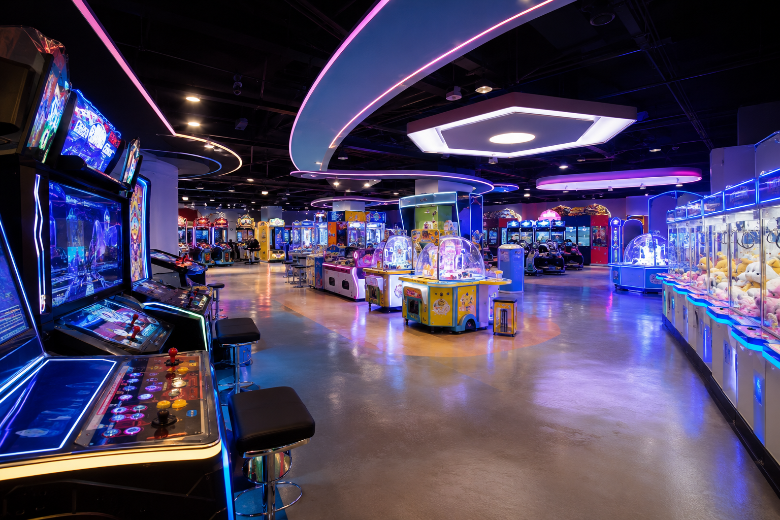 commercial arcade machines