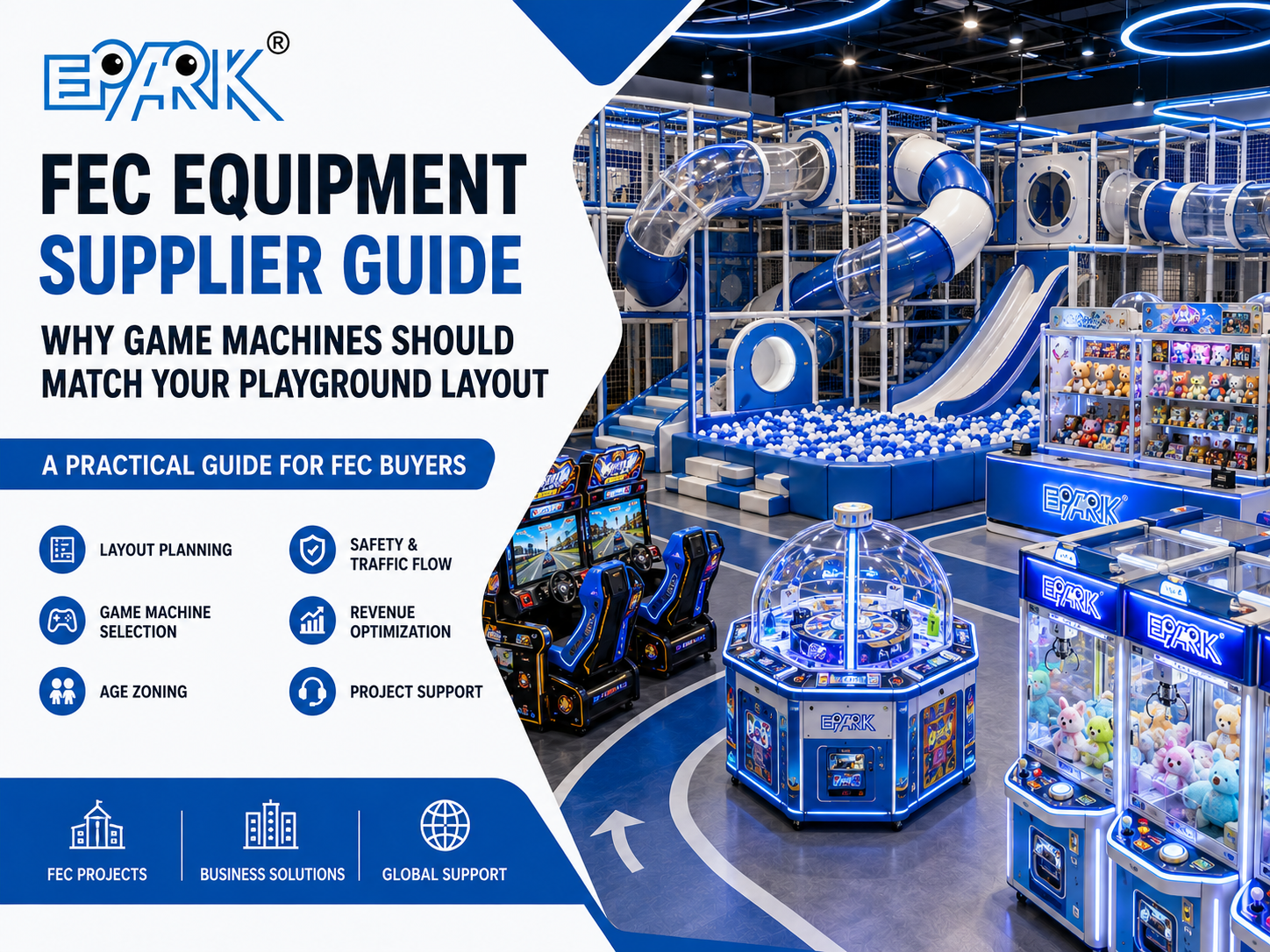FEC Equipment Supplier Guide: Why Game Machines Should Match Your Playground Layout