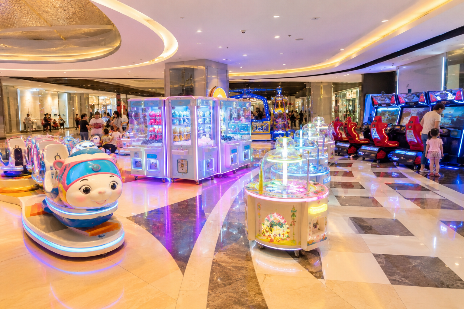 game machines for shopping mall