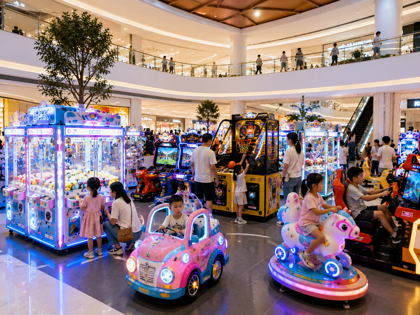 game machines for shopping mall