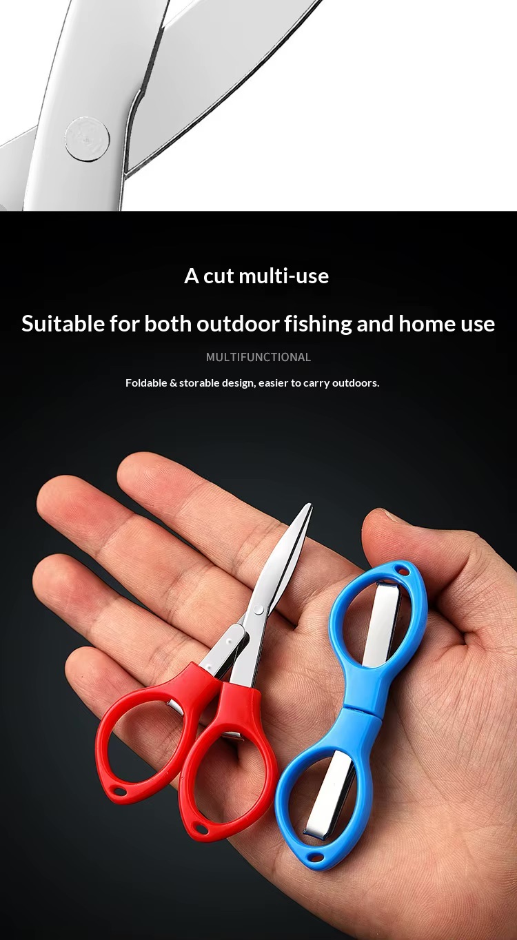 2Cr13 stainless steel fishing line cutter with ABS handle