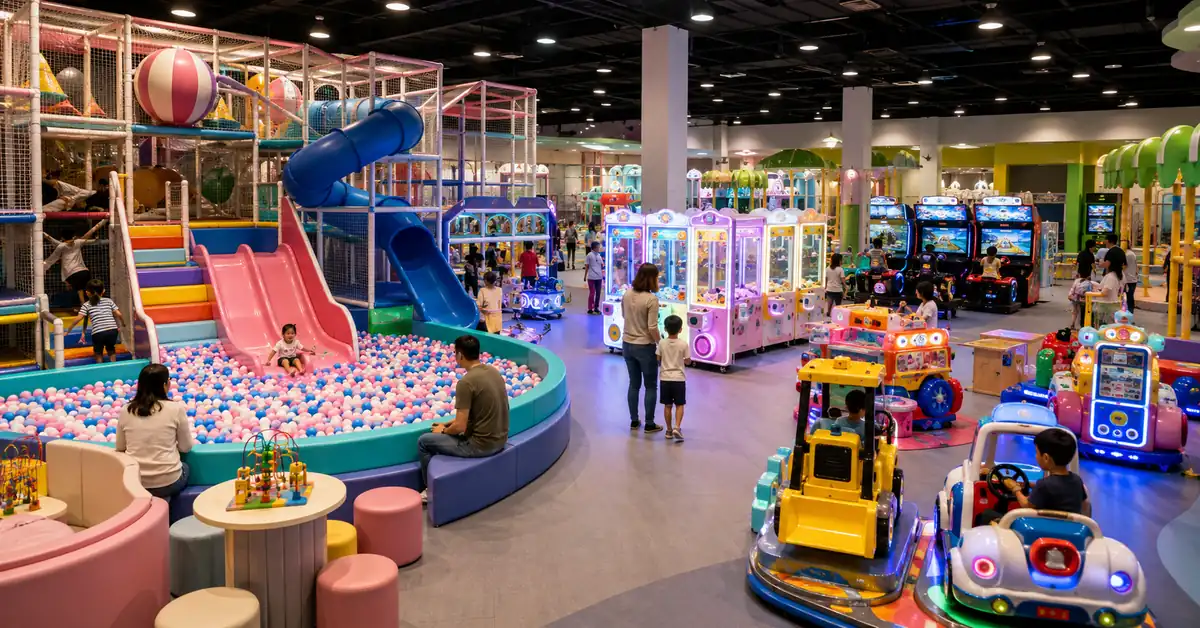 soft play and game machines