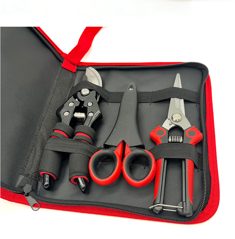 Garden pruning shears set for fruit trees and flowers