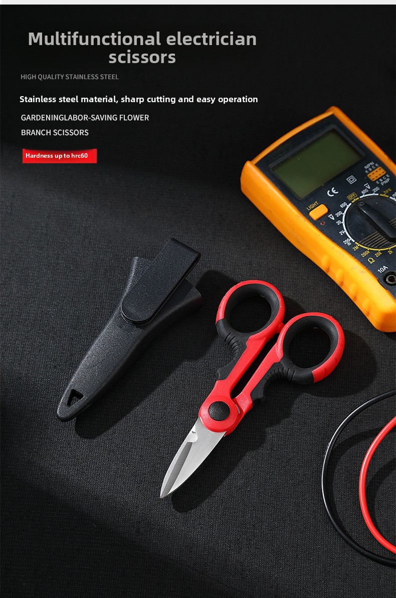 Labor-saving garden pruning shears set with storage bag