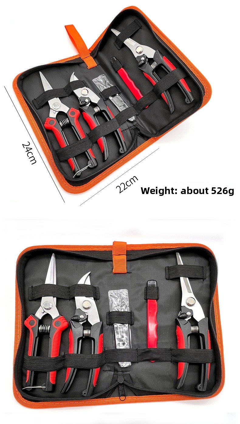 Durable stainless steel gardening scissors