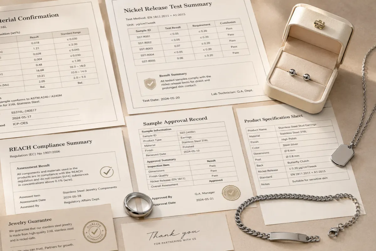 Does Stainless Steel Jewelry Have Nickel? Brand Compliance Guide Does Stainless Steel Jewelry Have Nickel? Brand Compliance Guide