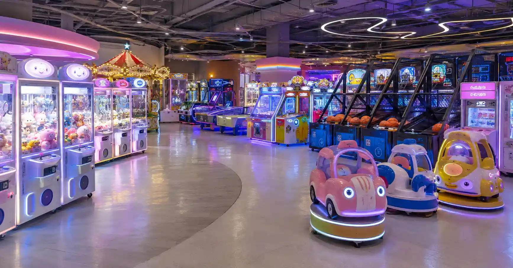 commercial game machine factory