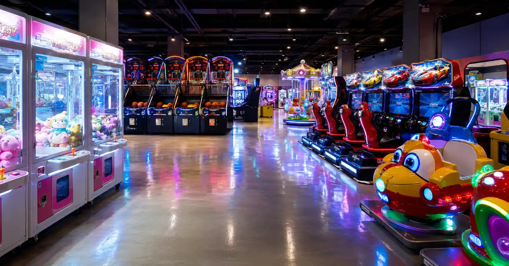 coin operated game machine factory