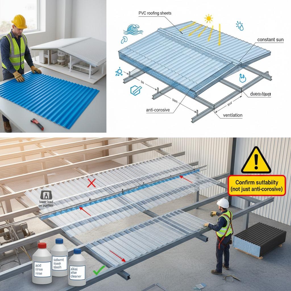 PVC roof sheets