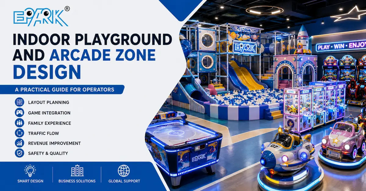 Diseño de zonas de juegos infantiles y recreativas cubiertas: una guía práctica para operadores.