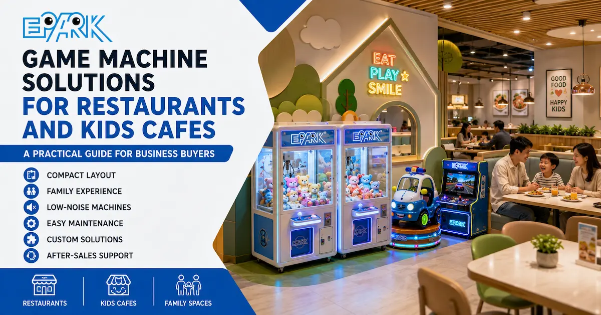 Game Machine Solutions for Restaurants and Kids Cafes