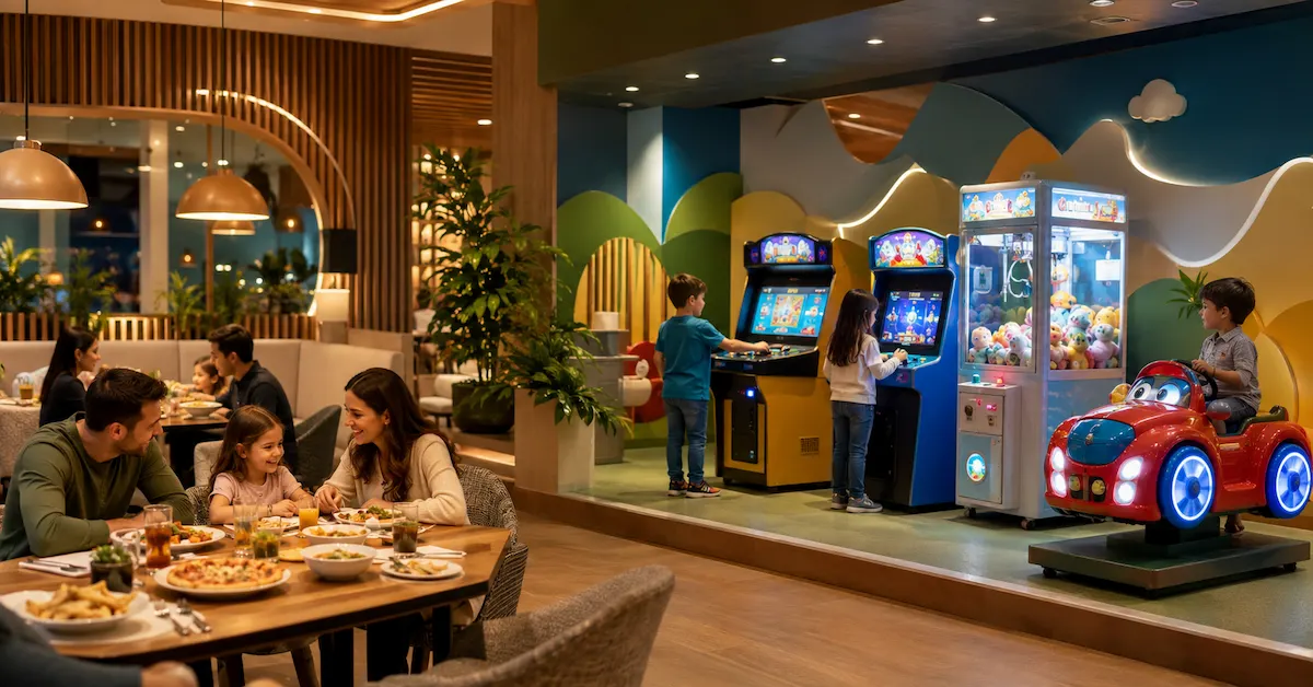 Restaurant kids cafe game machines