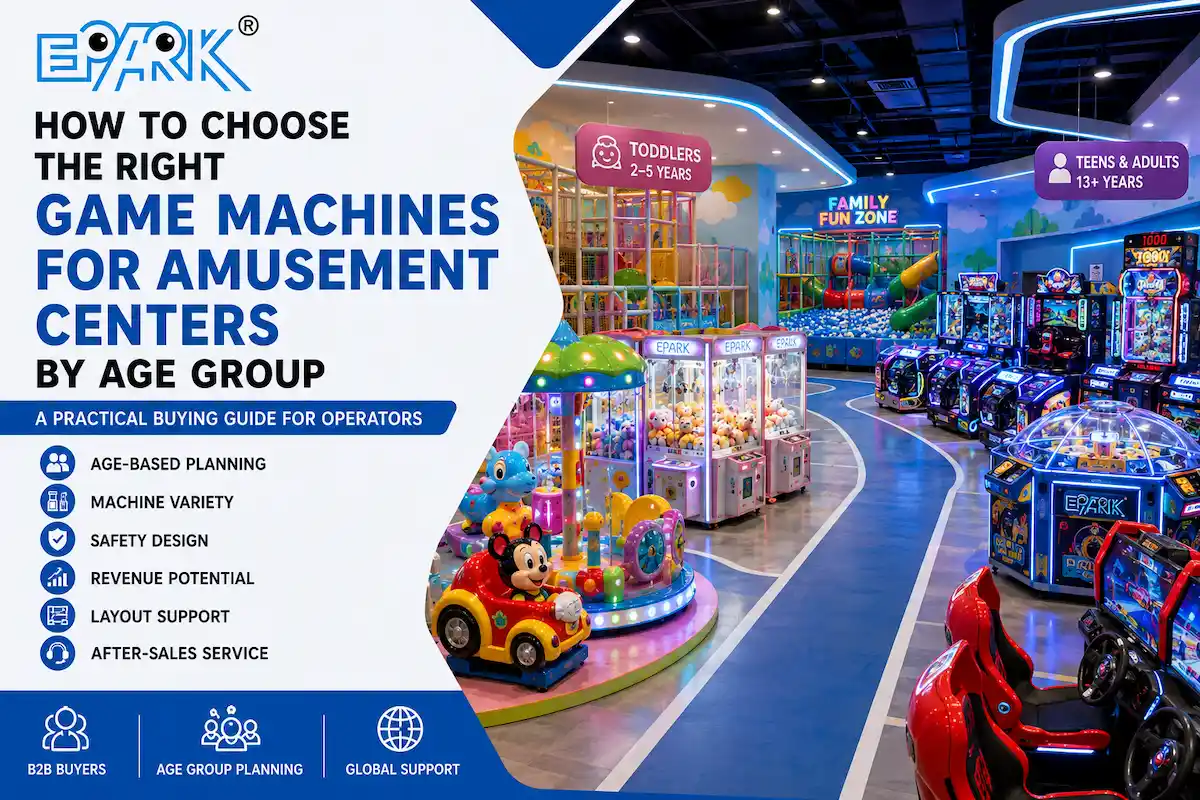 Máquinas recreativas para centros de ocio: Selección de equipos según el grupo de edad.