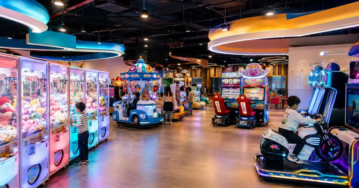 Máquinas recreativas comerciales para niños