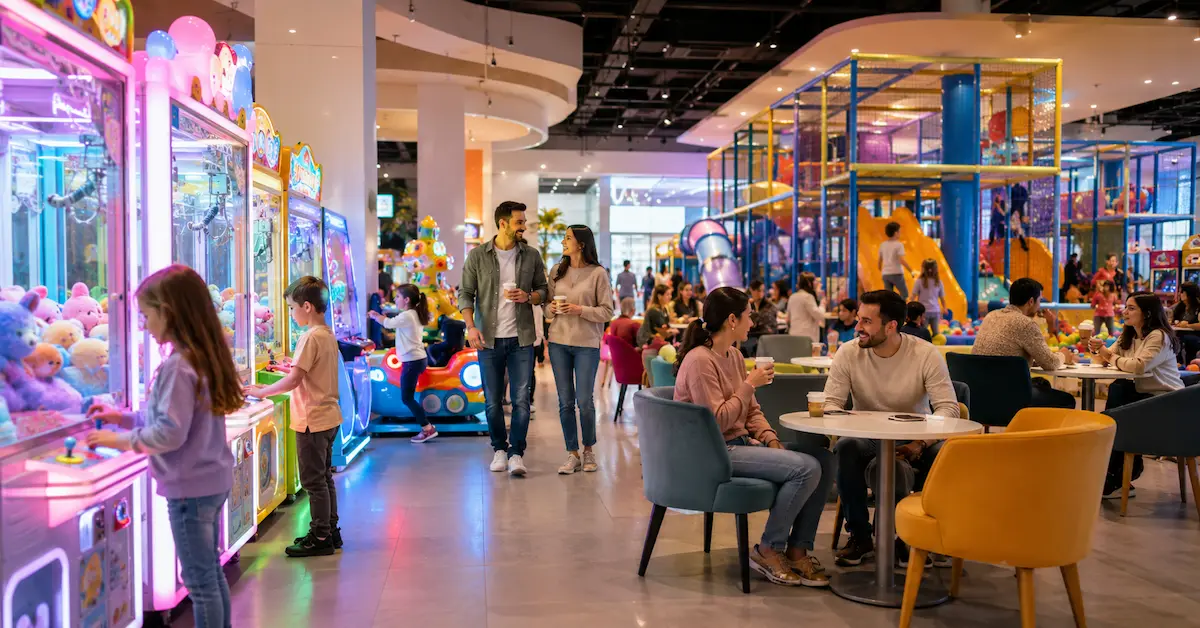 Máquinas recreativas para la zona de juegos