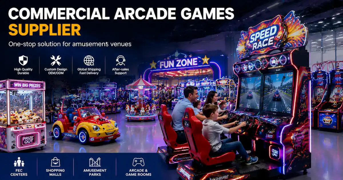 Commercial arcade games supplier scene