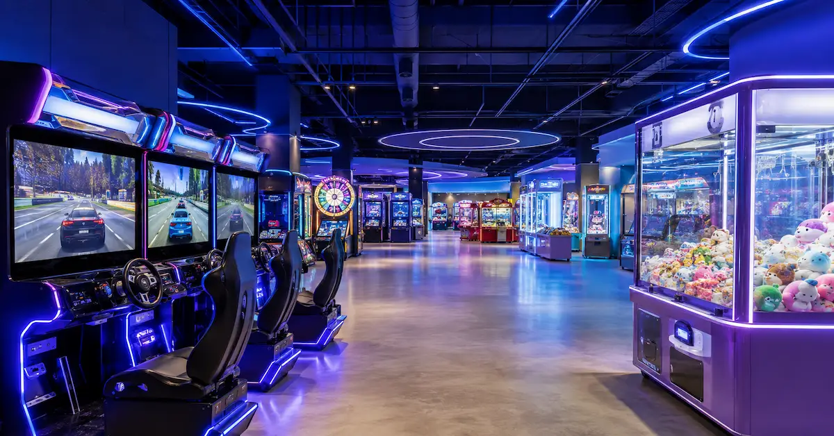 commercial game machine cost
