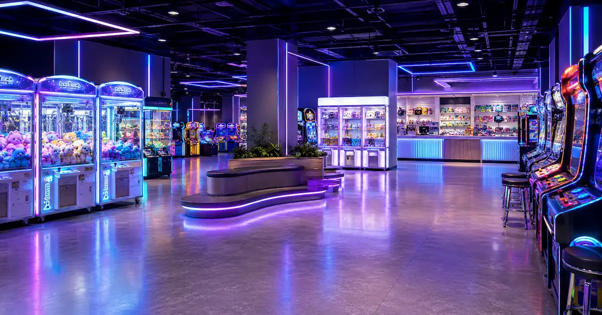 Family entertainment center equipment plan