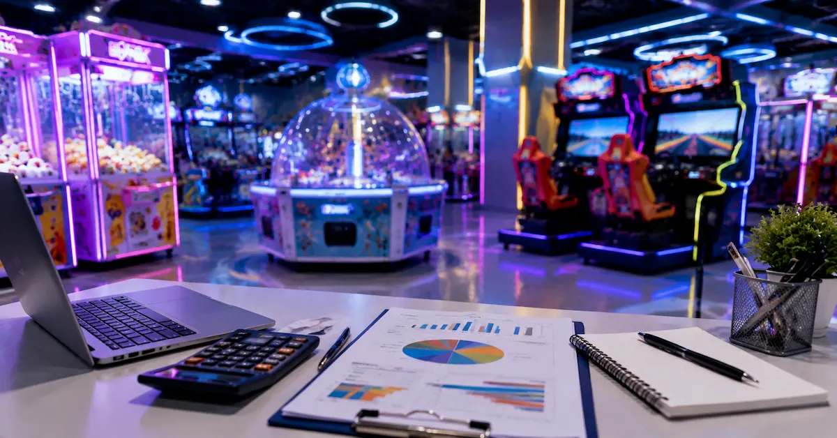 Game machine budget planning workspace