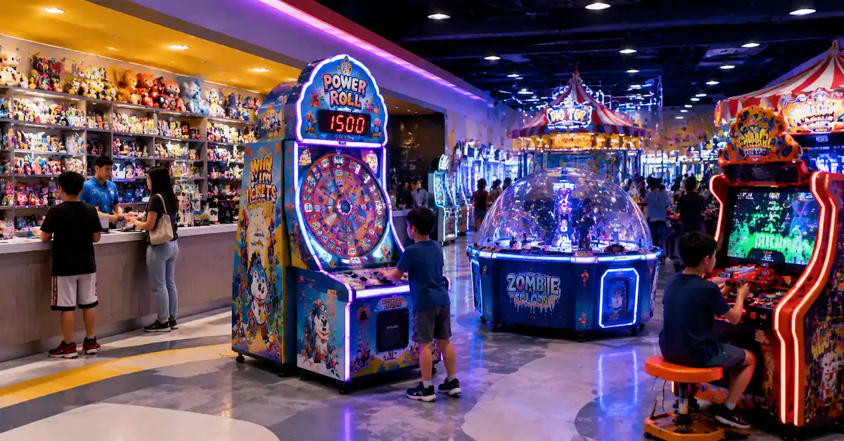 Arcade prize redemption center