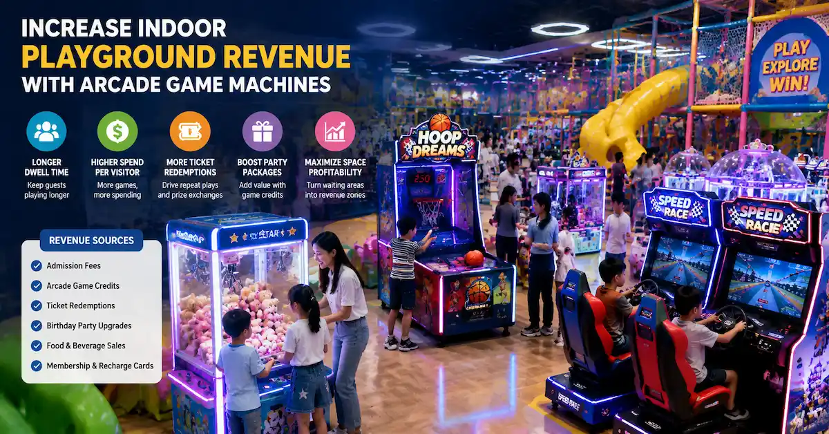 Indoor playground arcade revenue strategy