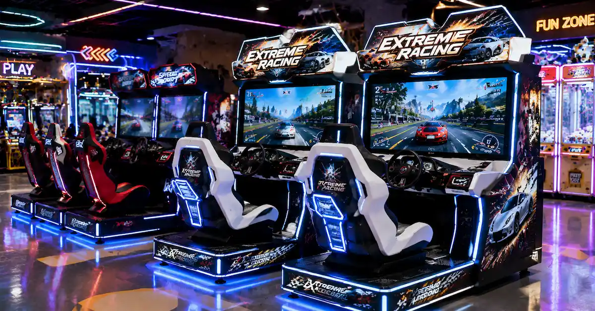 racing game machine supplier