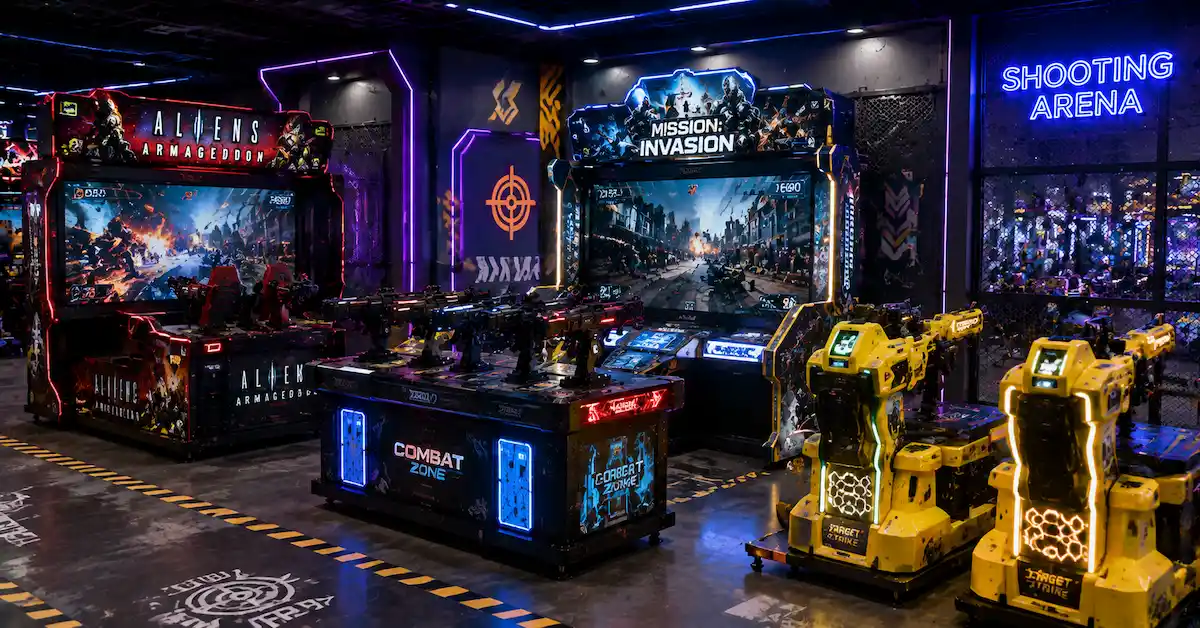 shooting game machine factory