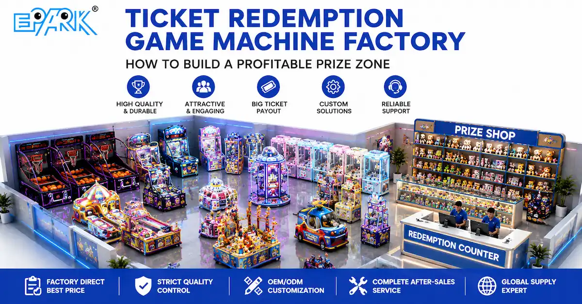 Ticket Redemption Game Machine Factory: How to Build a Profitable Prize Zone