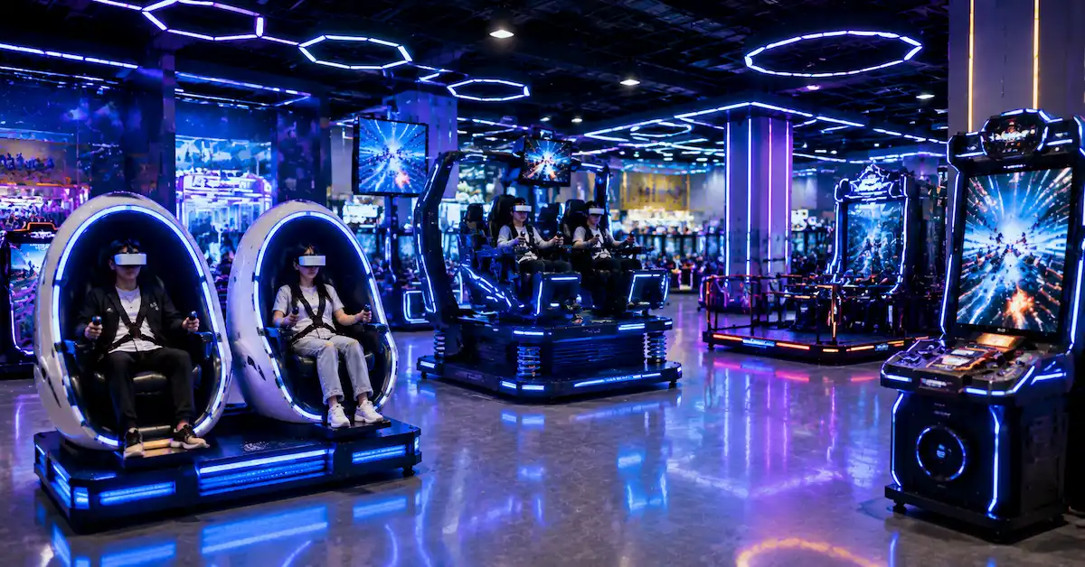 Immersive VR game equipment center
