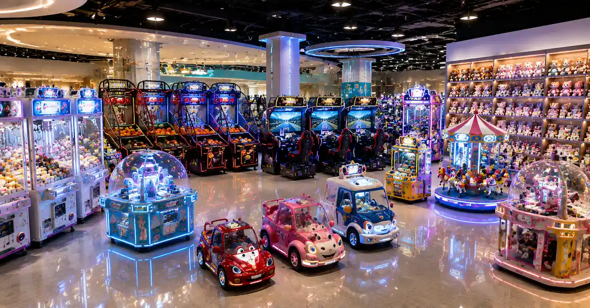game machine factory for shopping malls