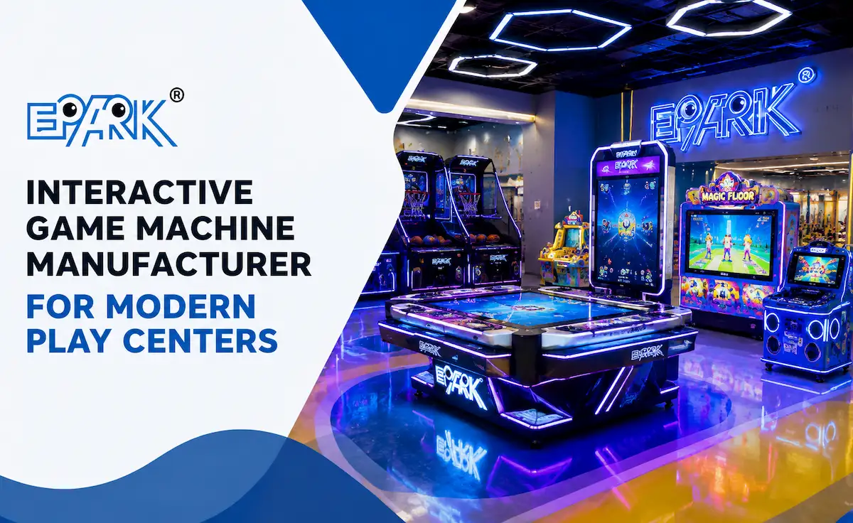 Interactive Game Machine Manufacturer for Modern Play Centers