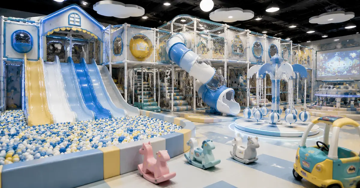 Indoor playground equipment solution