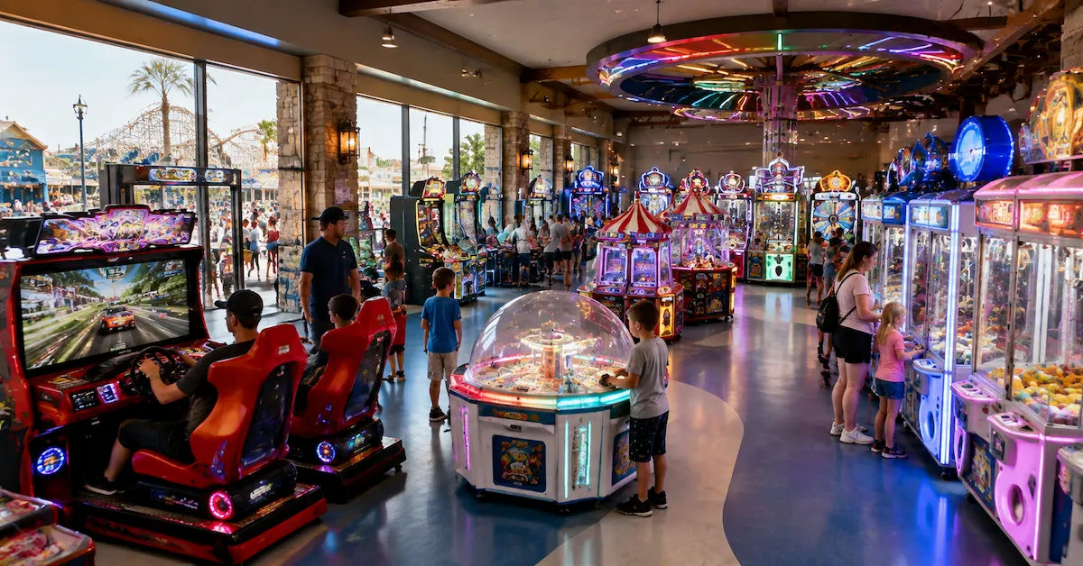 Arcade equipment for tourist attractions