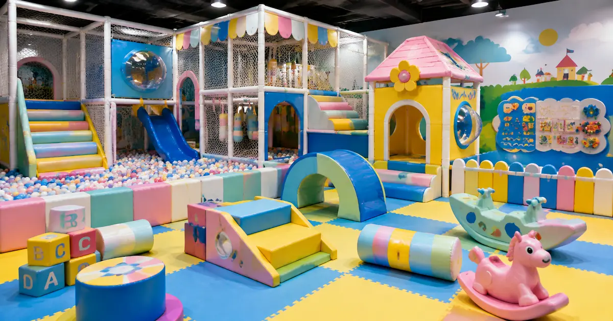 Safe soft play equipment design