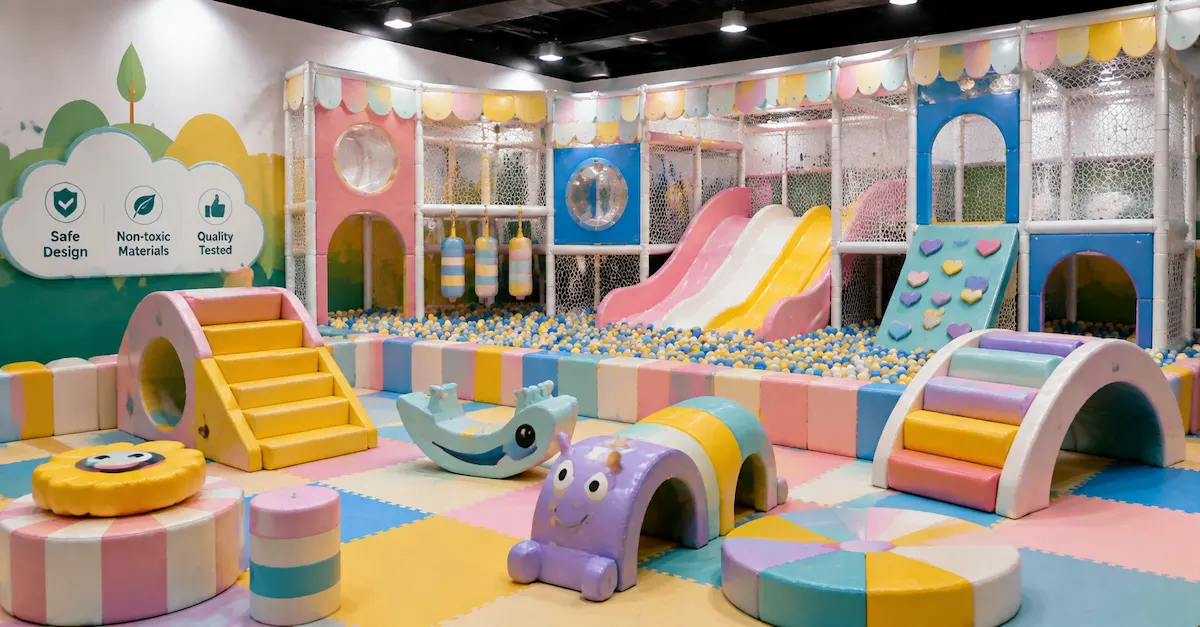 Toddler playground quality materials