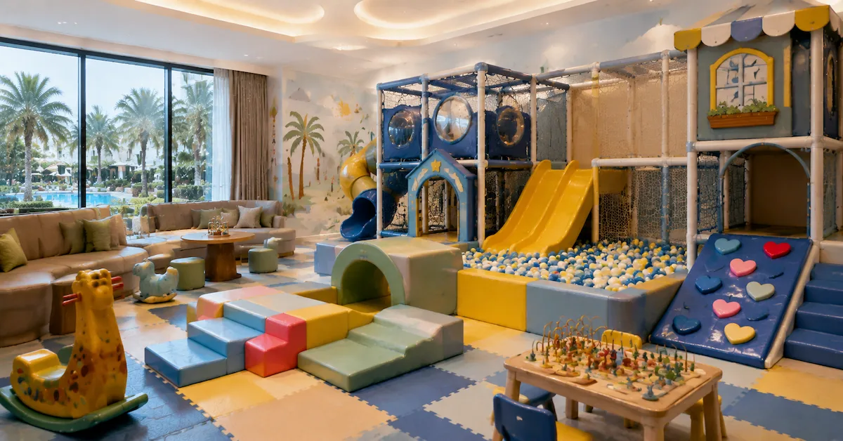 indoor playground equipment for hotel