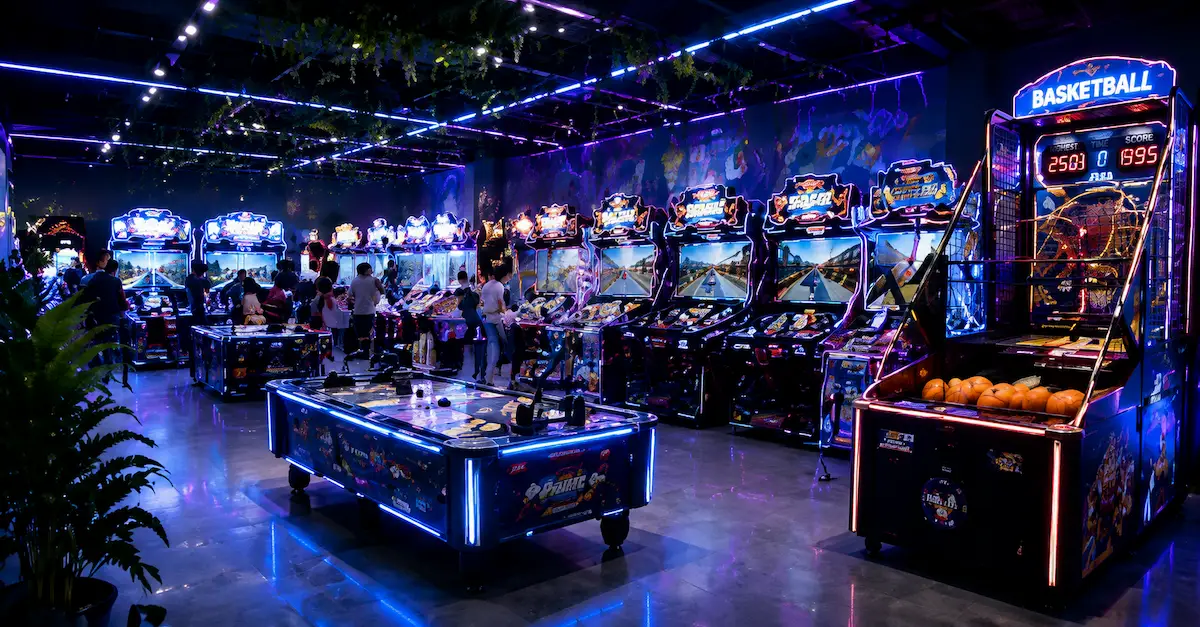 Profitable arcade machine zone