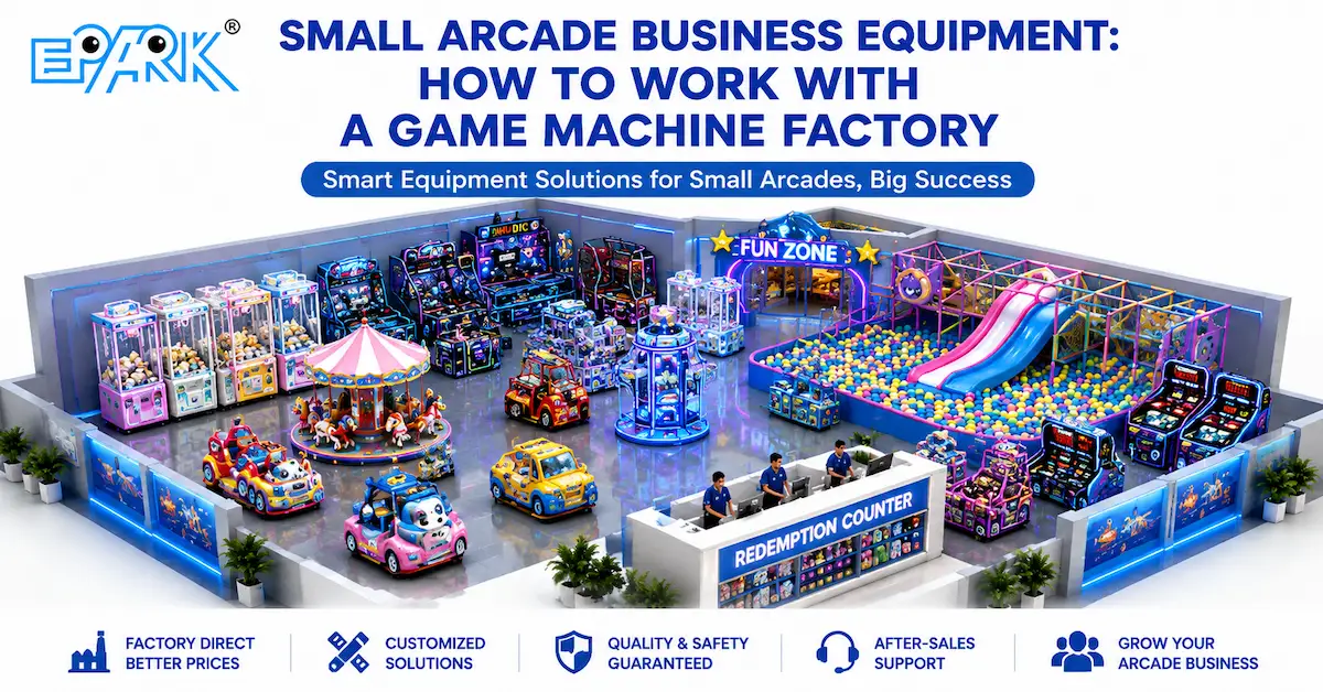 Small Arcade Business Equipment: How to Work with a Game Machine Factory