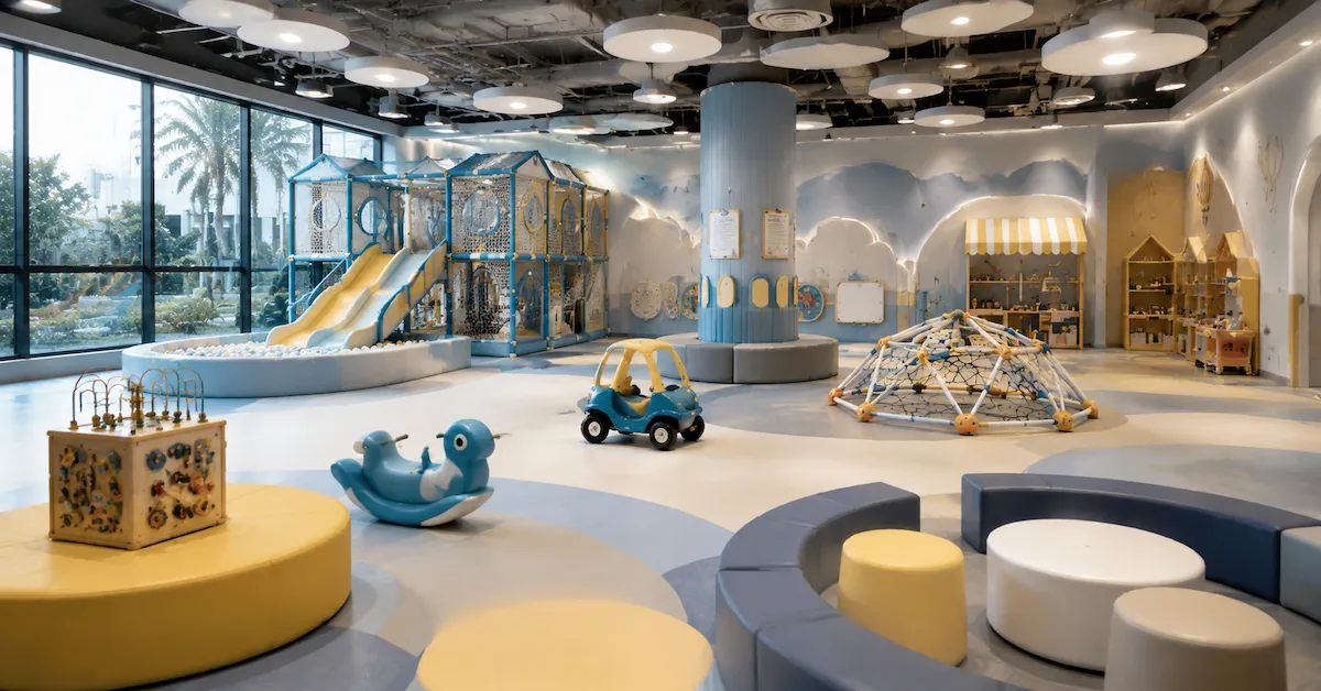 Hotel indoor playground equipment
