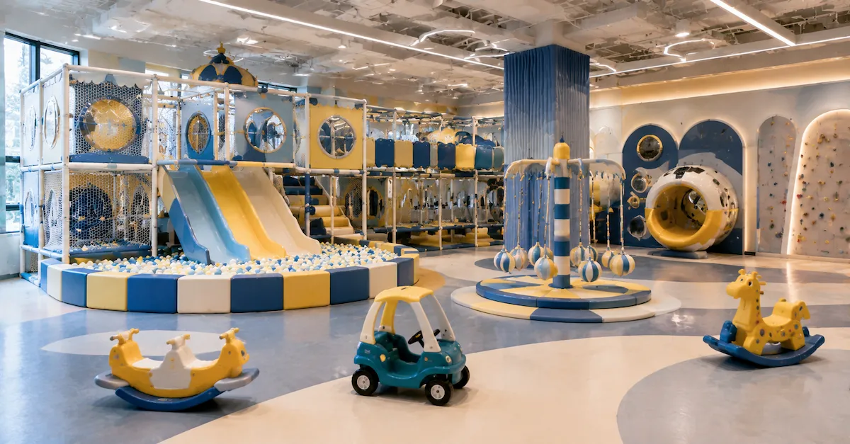 Commercial playground equipment design